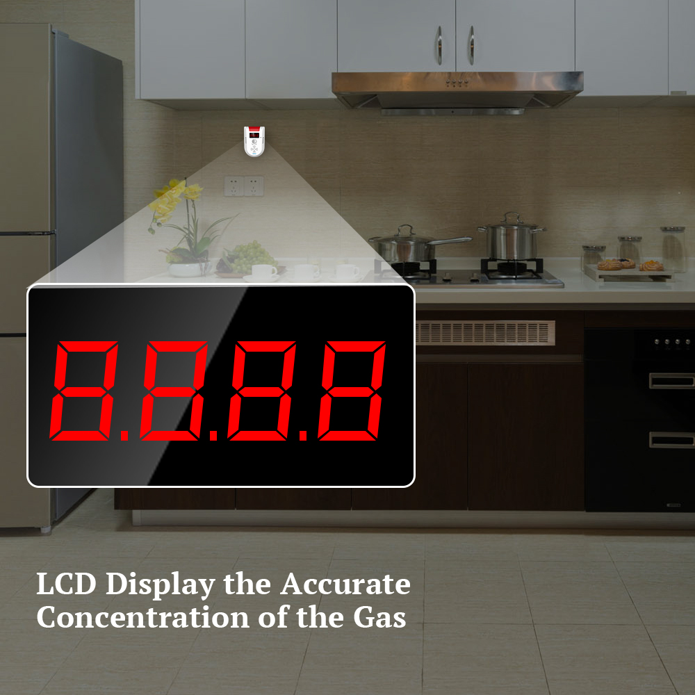 KERUI GD13 LPG 가스 감지기 알람 무선 디지 - Home Security Systems 리뷰 및 가격