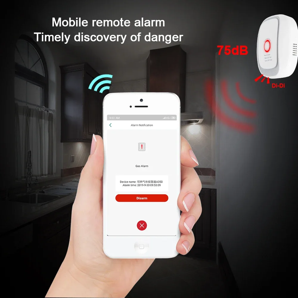 HEIMAN Zigbee Tuya 가연성 가스 센서 천 - Home Security Systems 리뷰 및 가격