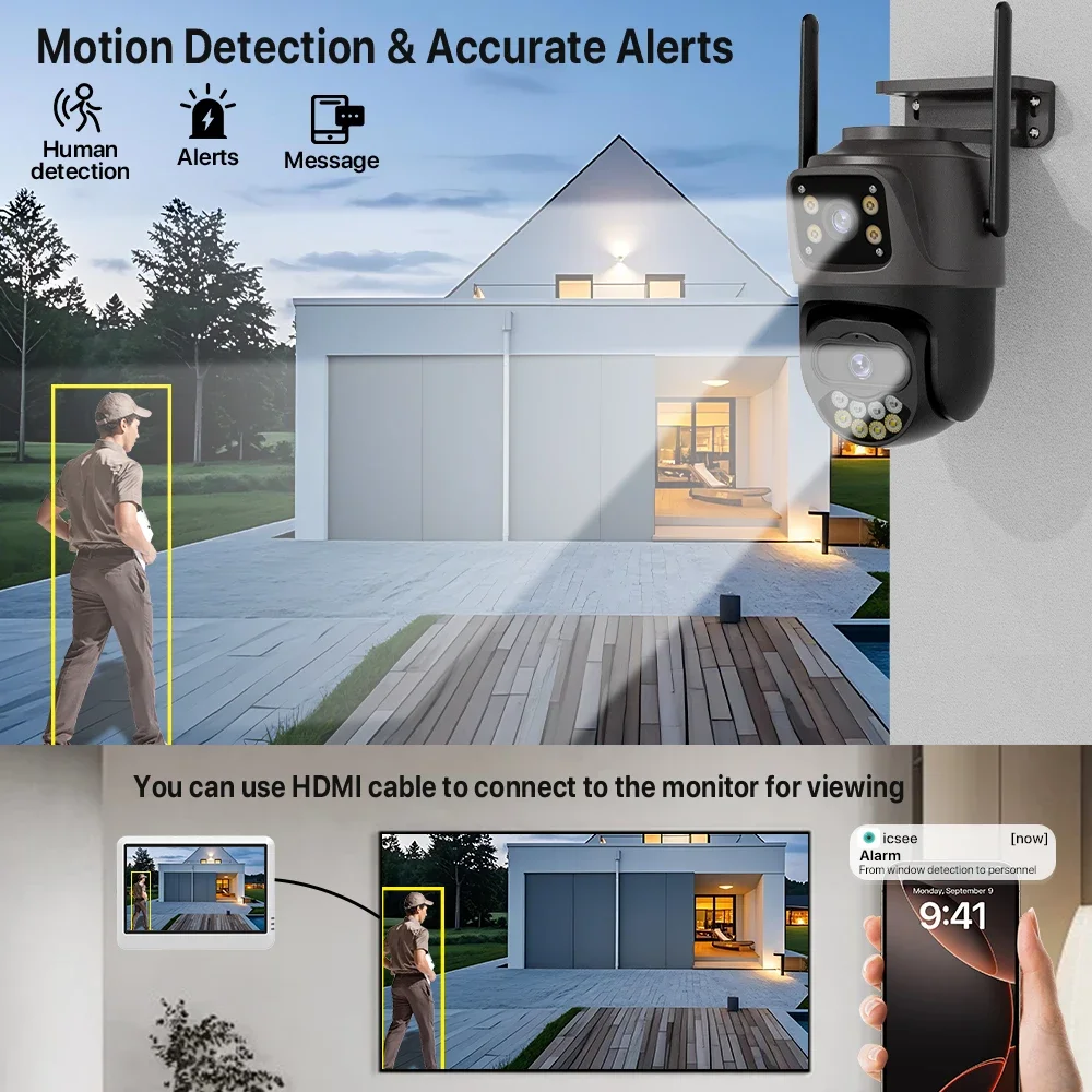7인치 8채널 5MP 와이파이 NVR 보안 카메라 시스 - Home Security Systems 리뷰 및 가격
