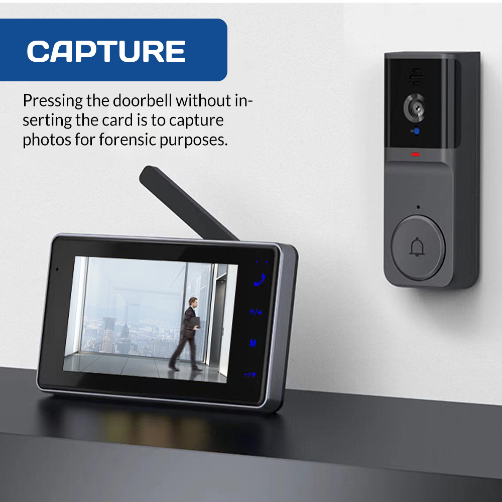 4.3인치 HD IPS 스크린 무선 비주얼 인터콤 초인 - Home Security Prices 리뷰 및 가격