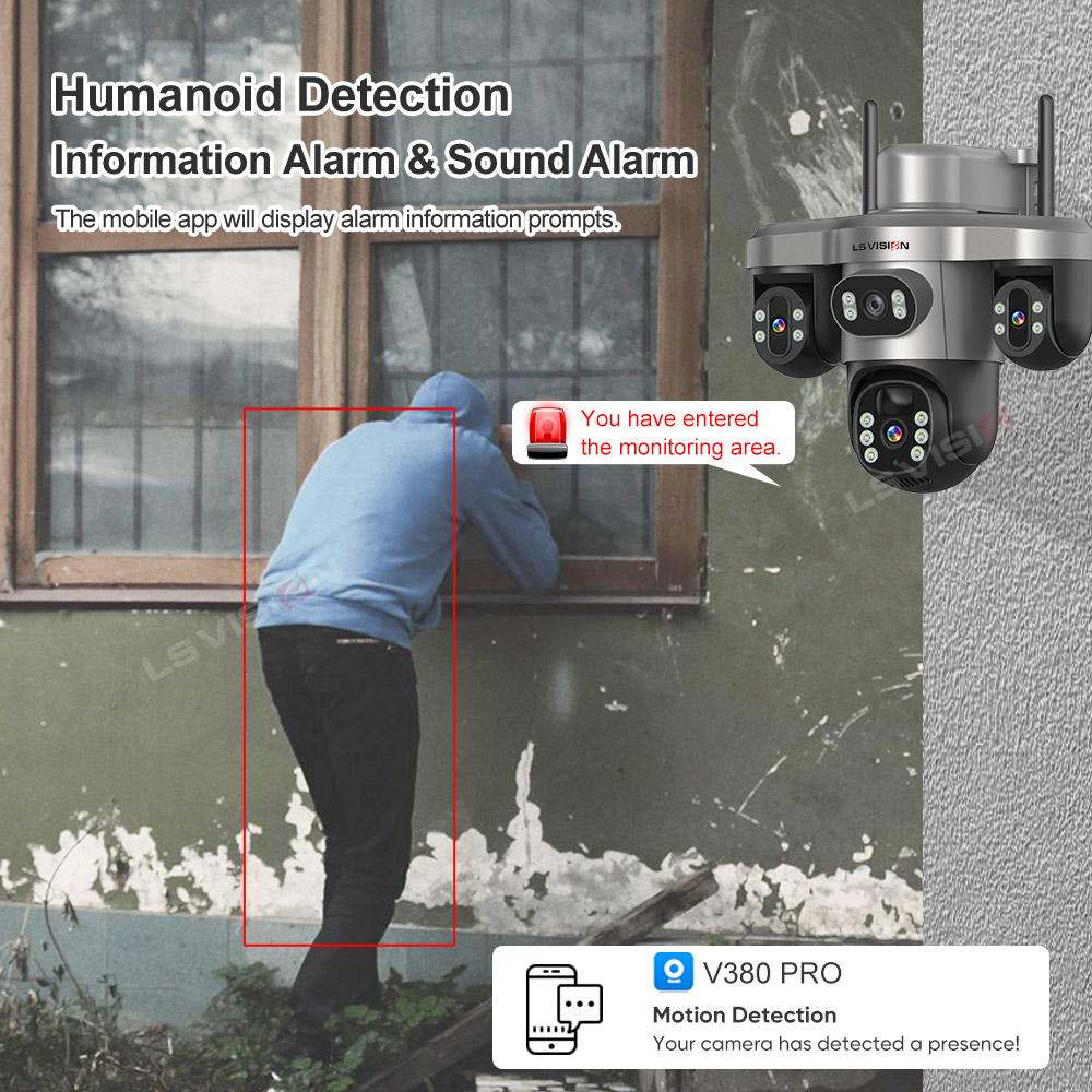LS VISION 다중 렌즈 3화면 와이파이 야외 보안 - Home Yard Security Cameras 리뷰 및 가격
