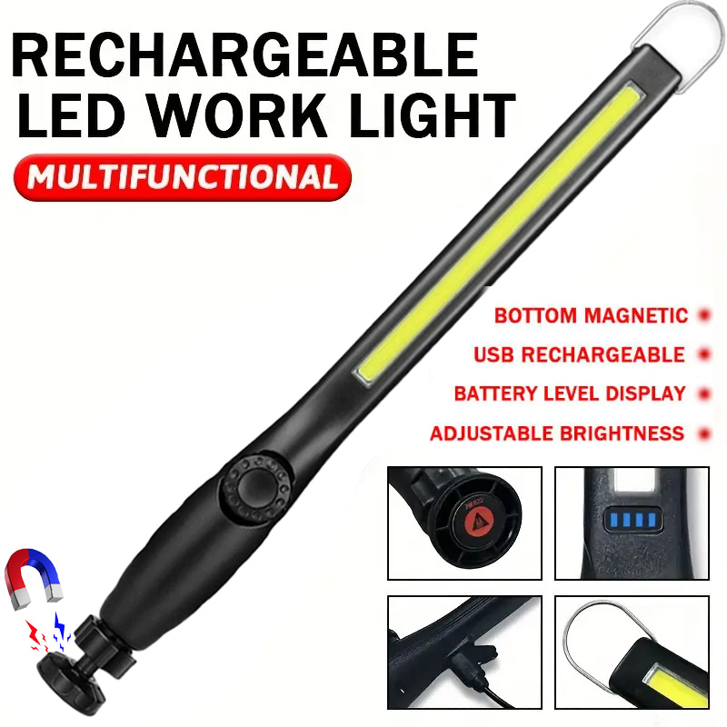 USB 충전식 700LM LED 작업등, 수리 캠핑 낚 - Home Security Jobs 리뷰 및 가격