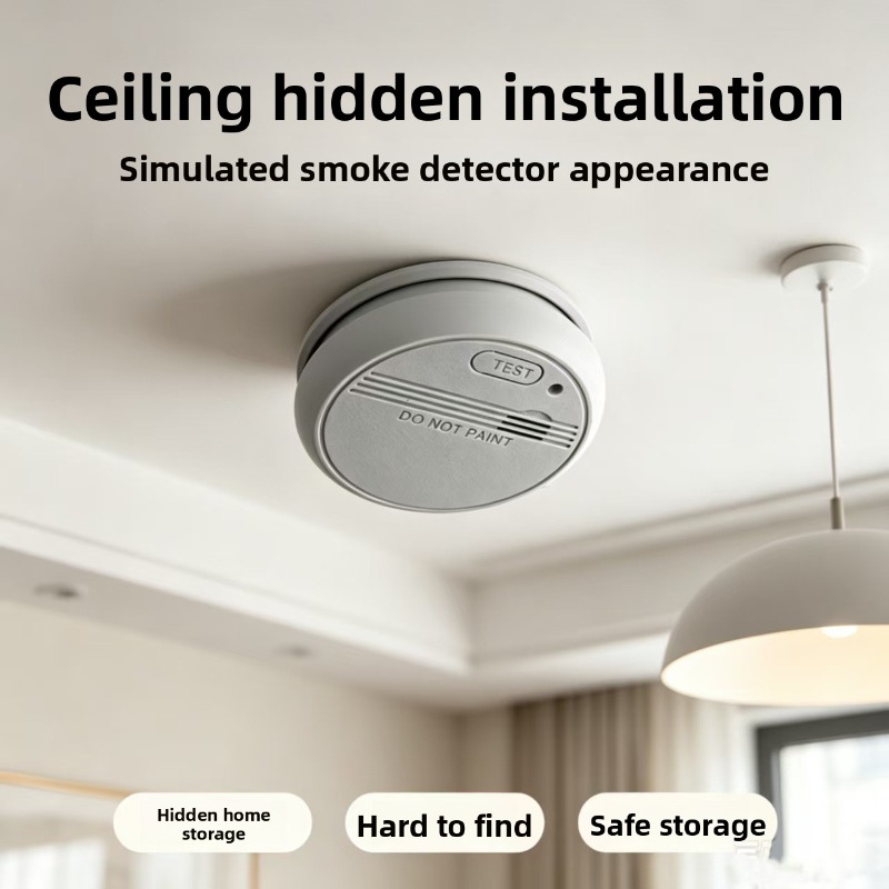 실물과 같은 연기 감지기 모양의 비밀 수납함 - 열쇠, - Home Security Installation 리뷰 및 가격