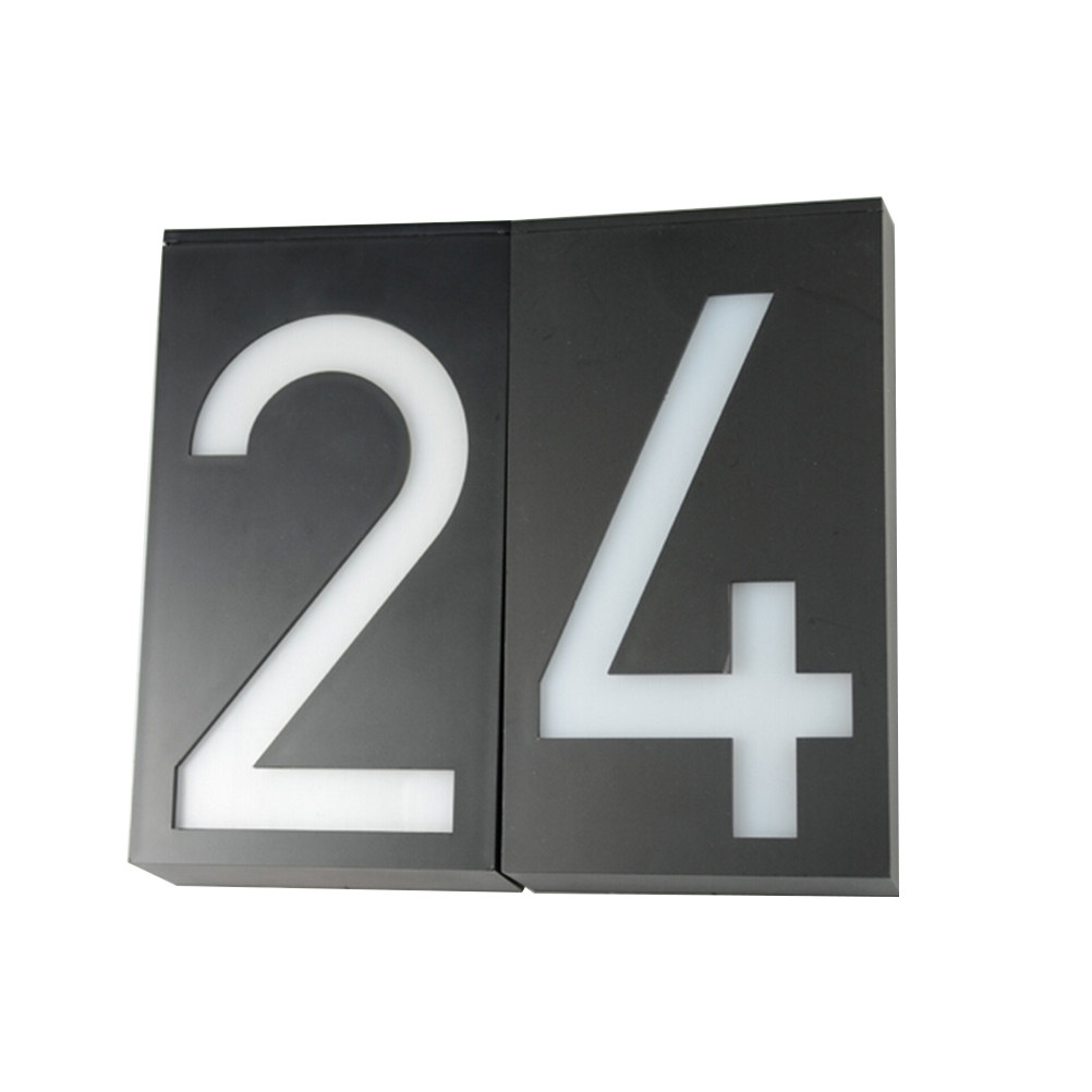 태양광 6 LED 도어 번호판, 2자리 숫자 표시, 실 - Home Security Number 리뷰 및 가격