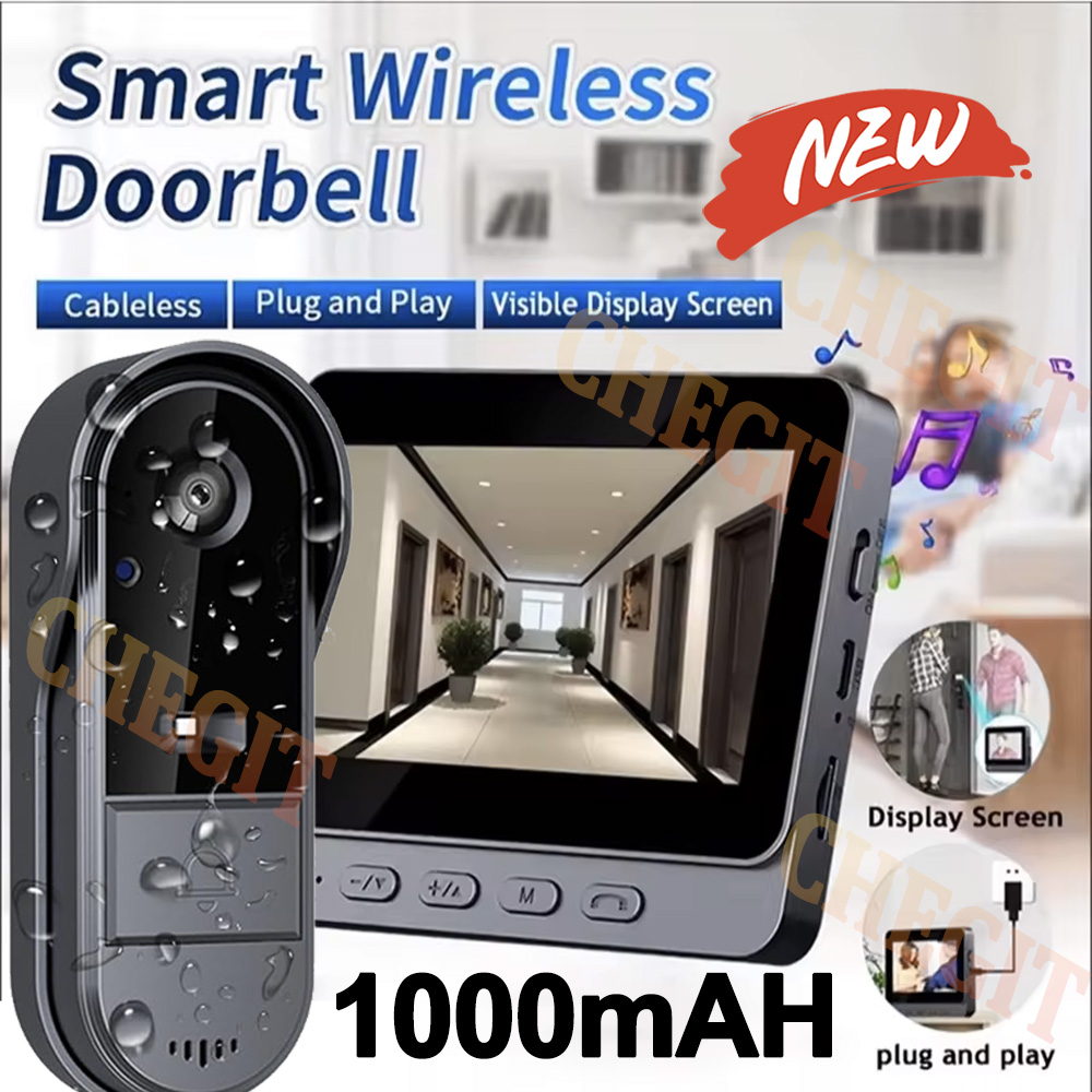 무선 와이파이 초인종 카메라 1080P 비디오 인터콤  - Home Security Prices 리뷰 및 가격