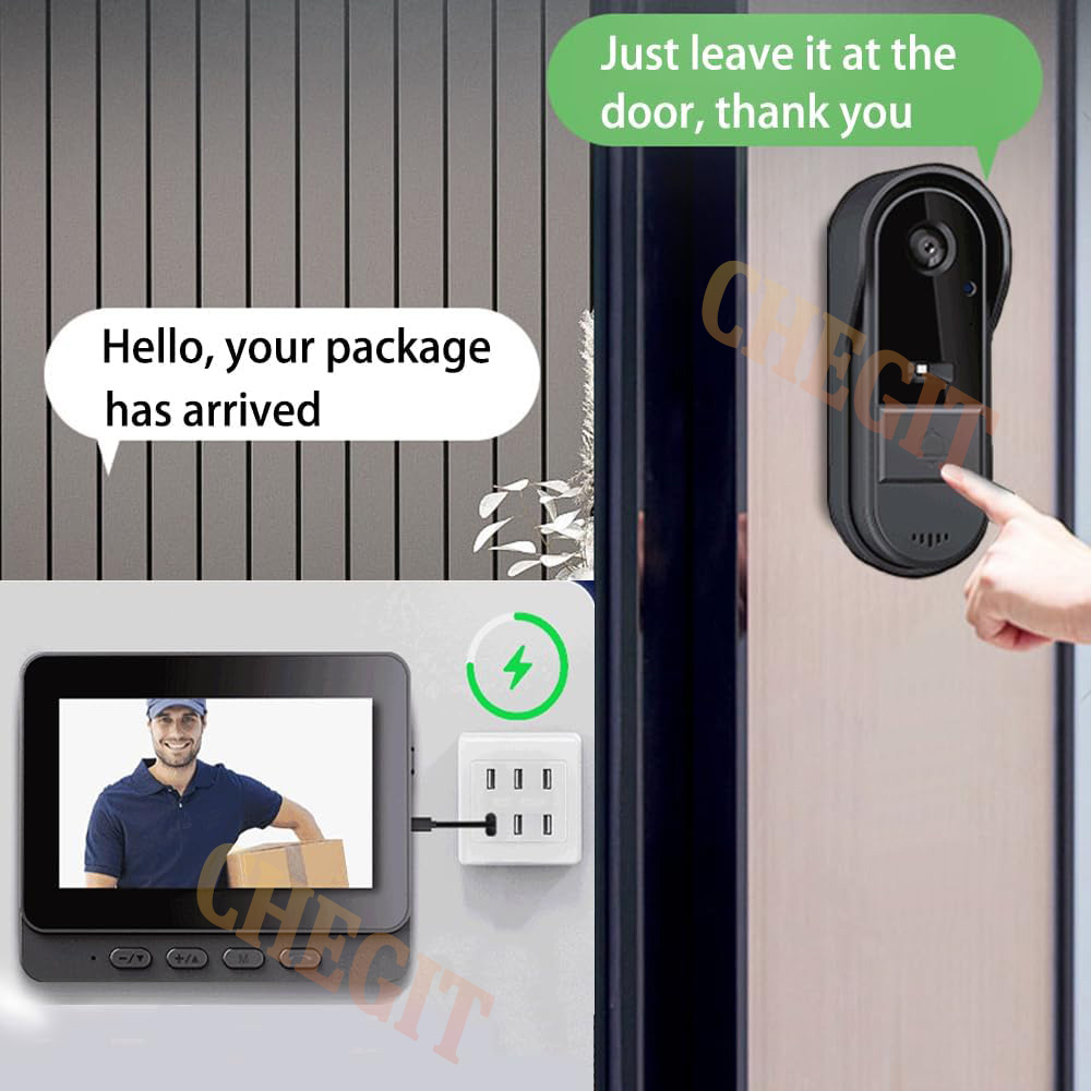 무선 와이파이 초인종 카메라 1080P 비디오 인터콤  - Home Security Prices 리뷰 및 가격