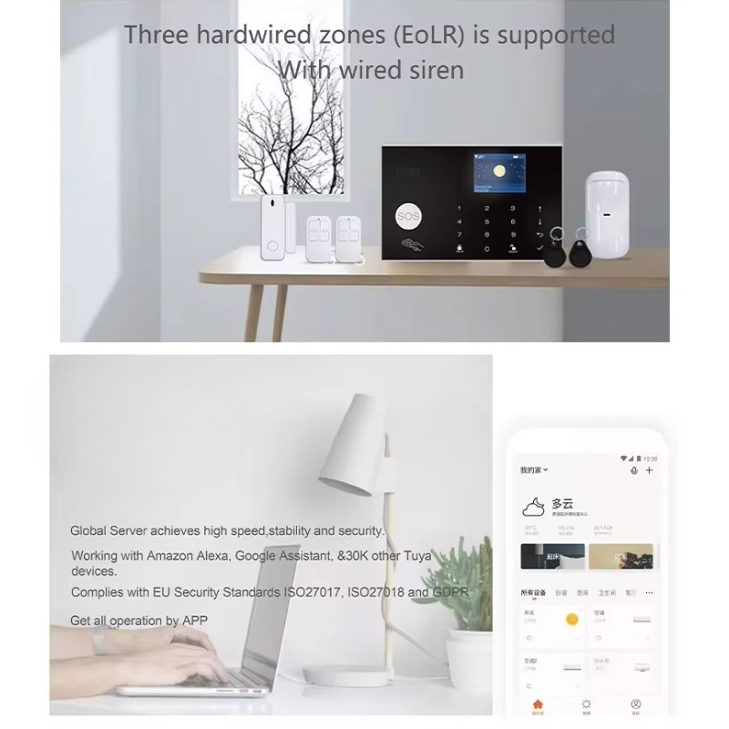 TY-108 투야 스마트 WiFi/2G/4G GSM 홈 - Home Security Google Camera 리뷰 및 가격
