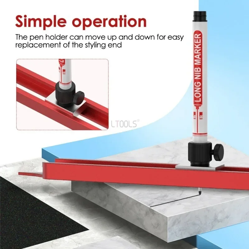 목공 윤곽 게이지 스크라이브 도구 가장자리 코너 측정  - Home Security Measures 리뷰 및 가격