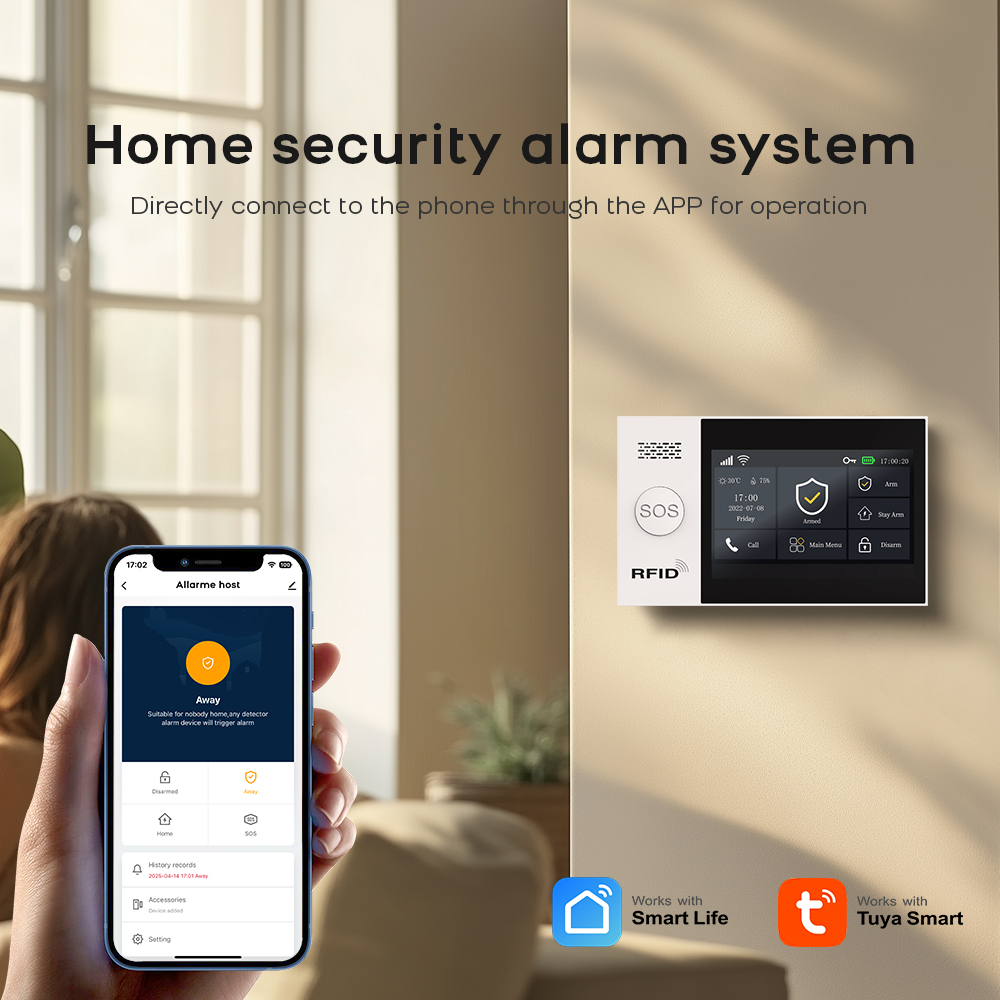 홈 보안 Tuya 홈 알람 무선 스마트 시스템 2G G - Home Security Google Camera 리뷰 및 가격