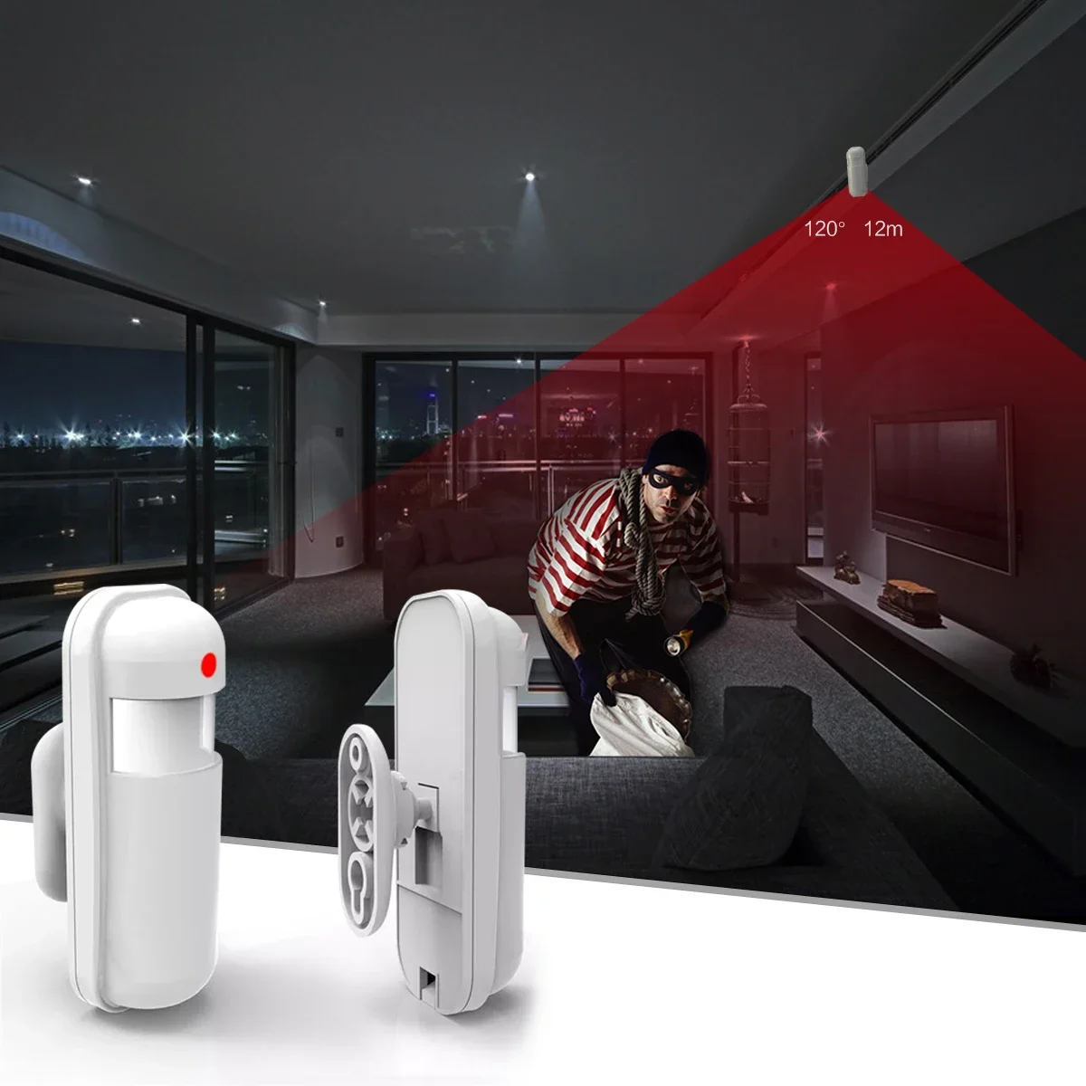 433MHz 모션 센서 홈 경보 시스템에 대 한 무선  - Home Security Company 리뷰 및 가격