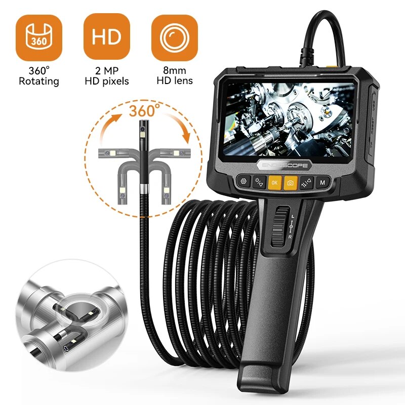 360 ° 스티어링 산업용 내시경 카메라, 8mm, 5 - Home Security And Cameras 리뷰 및 가격