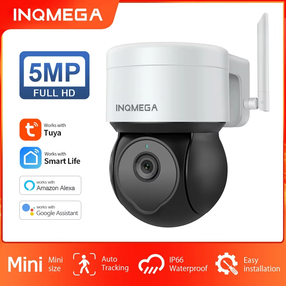 INQMEGA 5MP Tuya 야외 PTZ 카메라 Ai - Home Security Google Camera 리뷰 및 가격