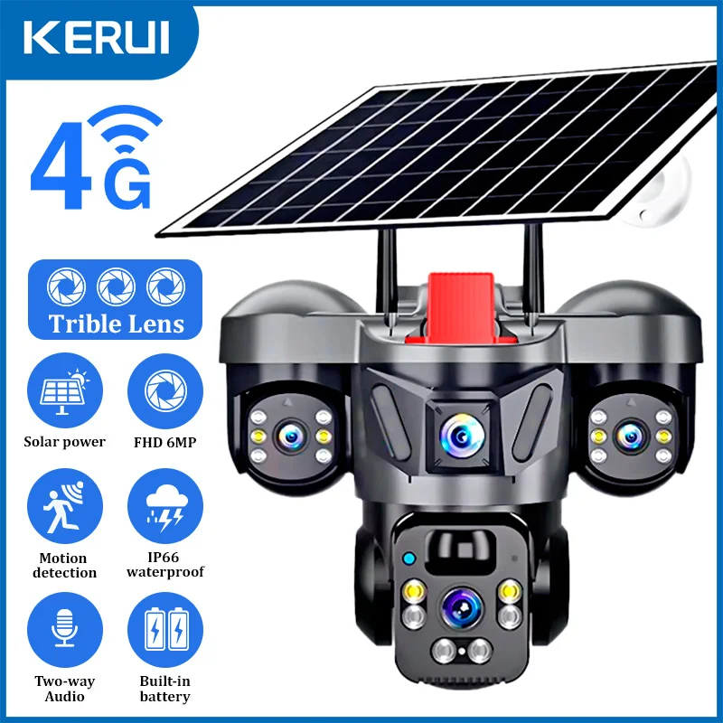 KERUI V380 Pro 야외 PTZ 6MP WIFI - Home Yard Security Cameras 리뷰 및 가격