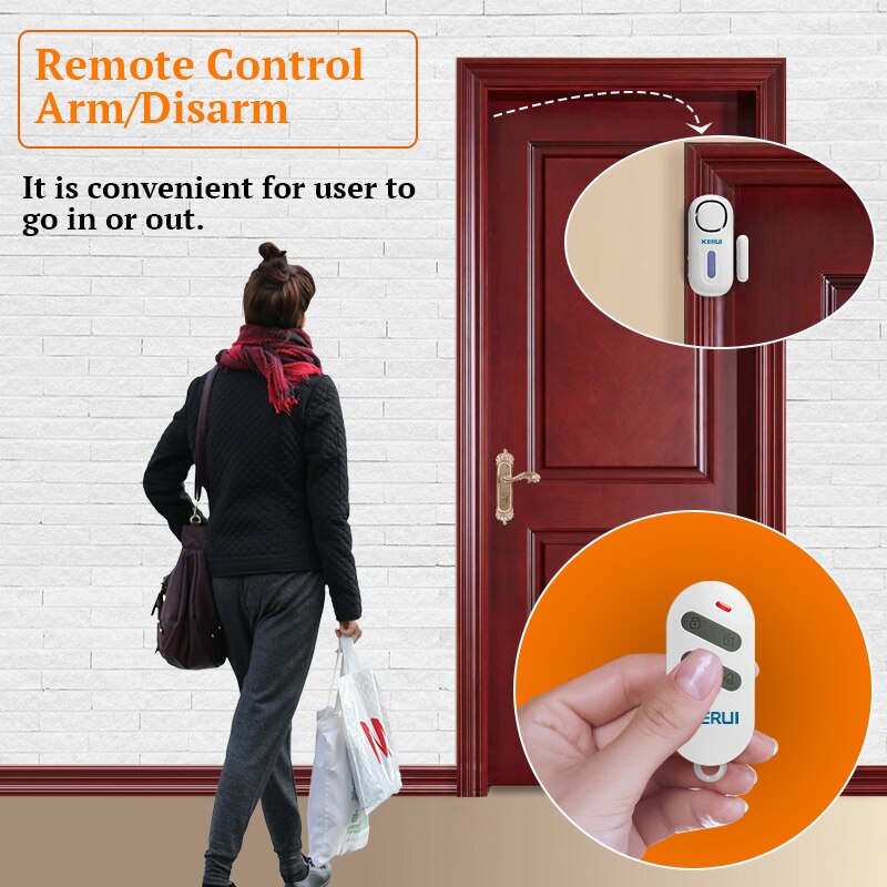 KERUI 120DB 무선 도어/창 항목 보안 도난 감 - Home Security Company 리뷰 및 가격
