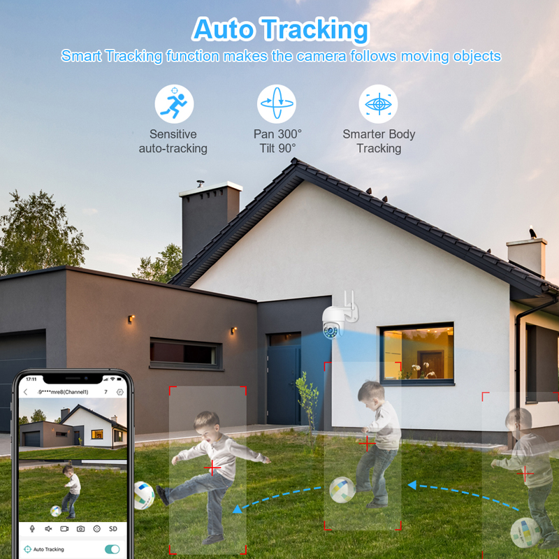 Smar 3MP 무선 CCTV 보안 카메라 시스템 PT - Home Yard Security Cameras 리뷰 및 가격