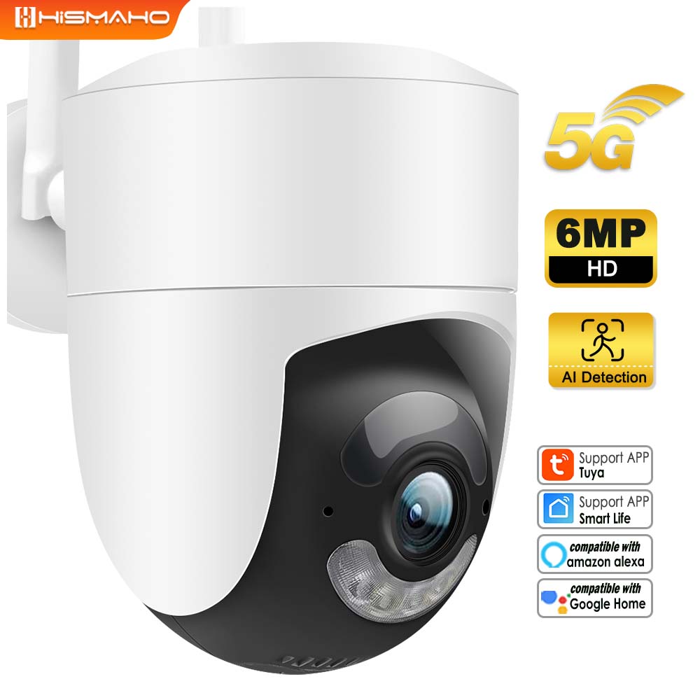 Tuya IP 카메라 5G WIFI 6MP Alexa  - Home Security Google Camera 리뷰 및 가격