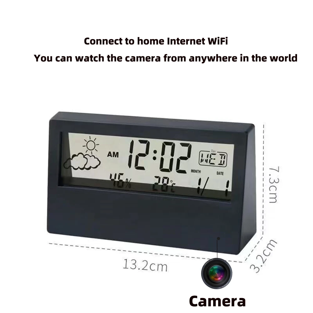 4K WiFi 시계 카메라 (모션 감지 기능 포함) | - Home Security Prices 리뷰 및 가격