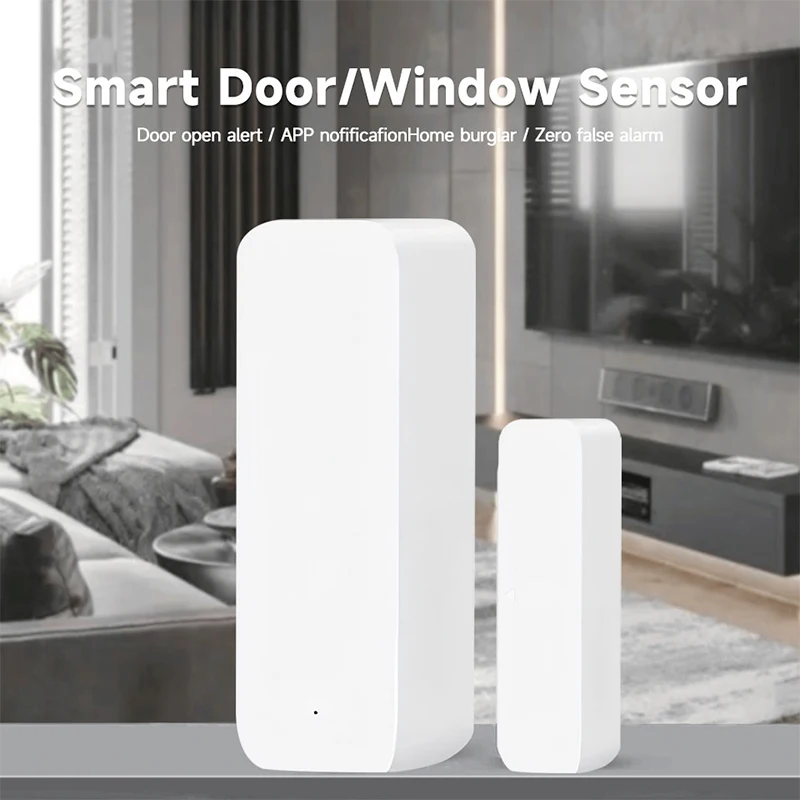 Tuya WiFi 스마트 도어 센서 도어 개방형 폐쇄  - Home Security Company 리뷰 및 가격